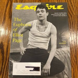 Esquire Magazine - Summer 2022 - Elliot Page - Never read!     men men’s